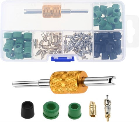 101-Piece HVAC O-Ring & Gasket Repair Kit for A/C Systems, Compressors, Plumbing, Air and Gas Connections